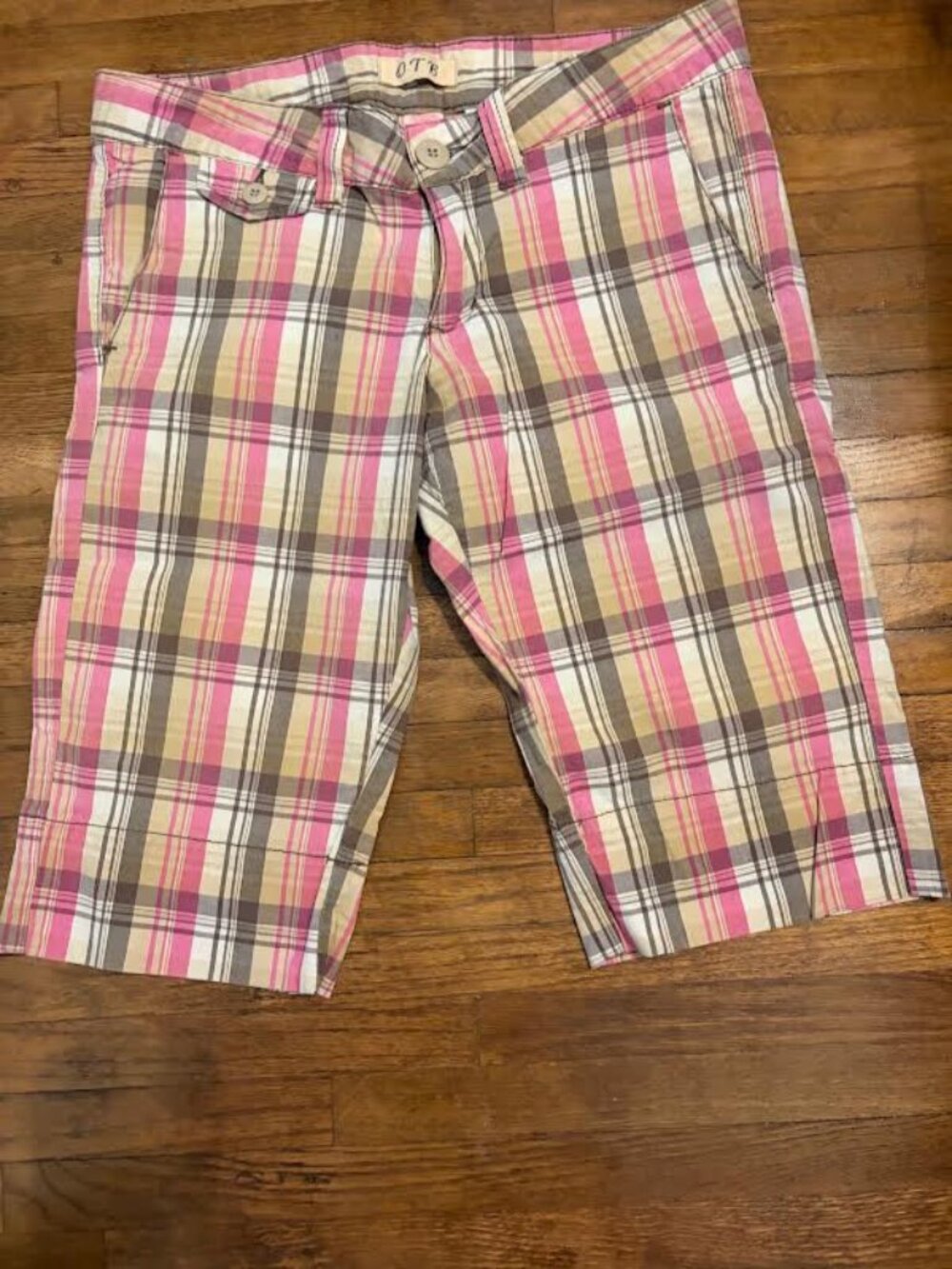 OTB Plaid bermuda shorts